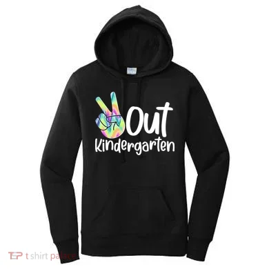 Peace Out Kindergarten Women's Hoodie