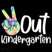 Peace Out Kindergarten Ornament thumb 1