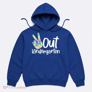 Peace Out Kindergarten Hoodie