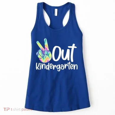 Peace Out Kindergarten Women's Tank Top