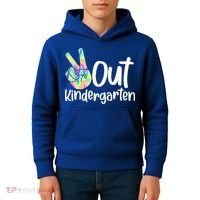 Peace Out Kindergarten Kids Hoodie thumb 4
