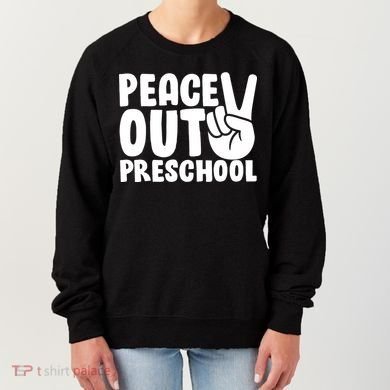 Peace Out Preschool Women's Sweatshirt