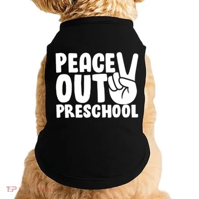 Peace Out Preschool Doggie Tank