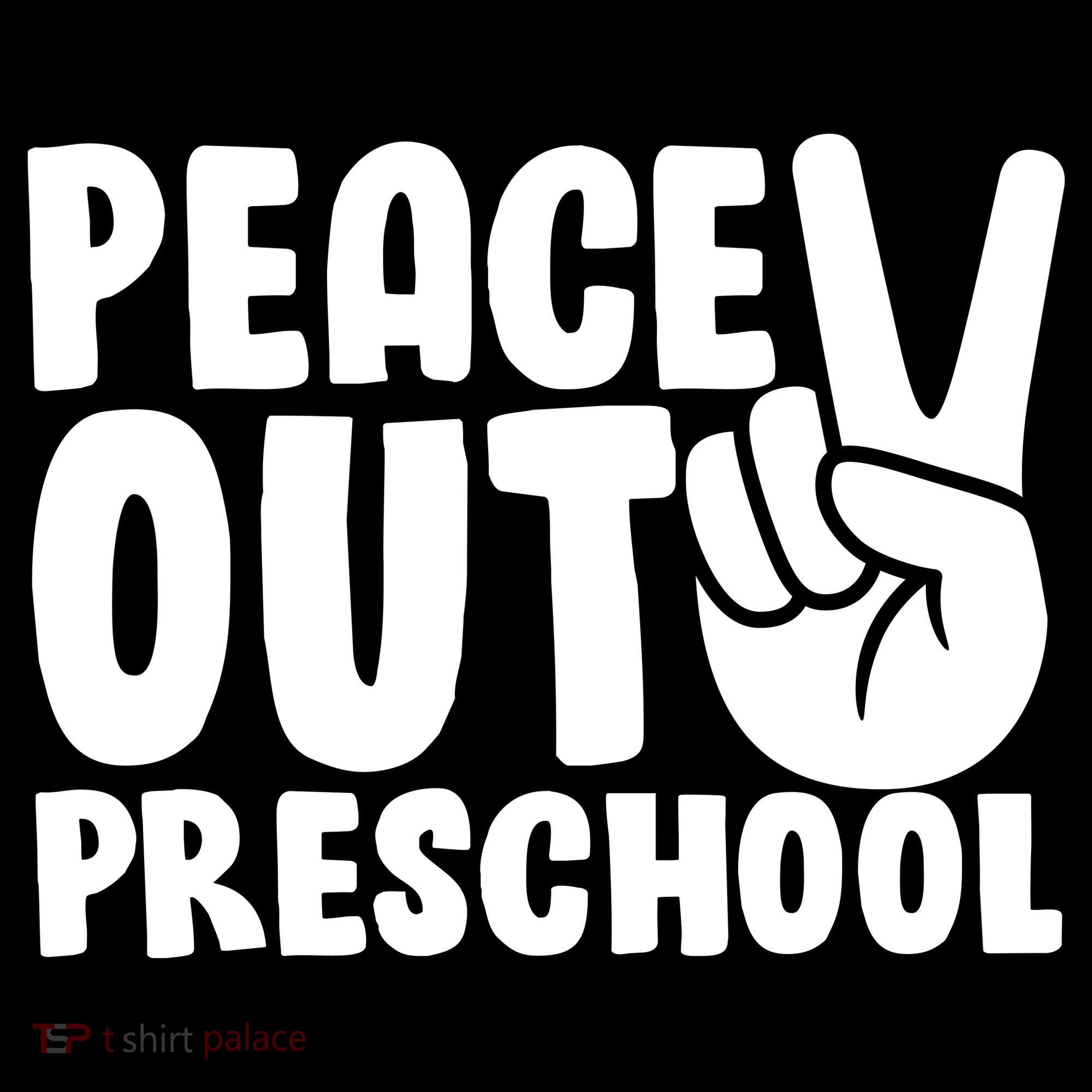 Peace Out Preschool Bucket Hat