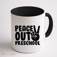 Peace Out Preschool Coffee Mug thumb 1