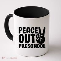 Peace Out Preschool Coffee Mug thumb 0