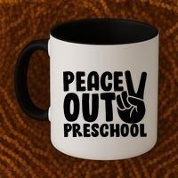Peace Out Preschool Coffee Mug thumb 2