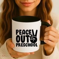 Peace Out Preschool Coffee Mug thumb 3