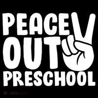 Peace Out Preschool Women's Hoodie thumb 2