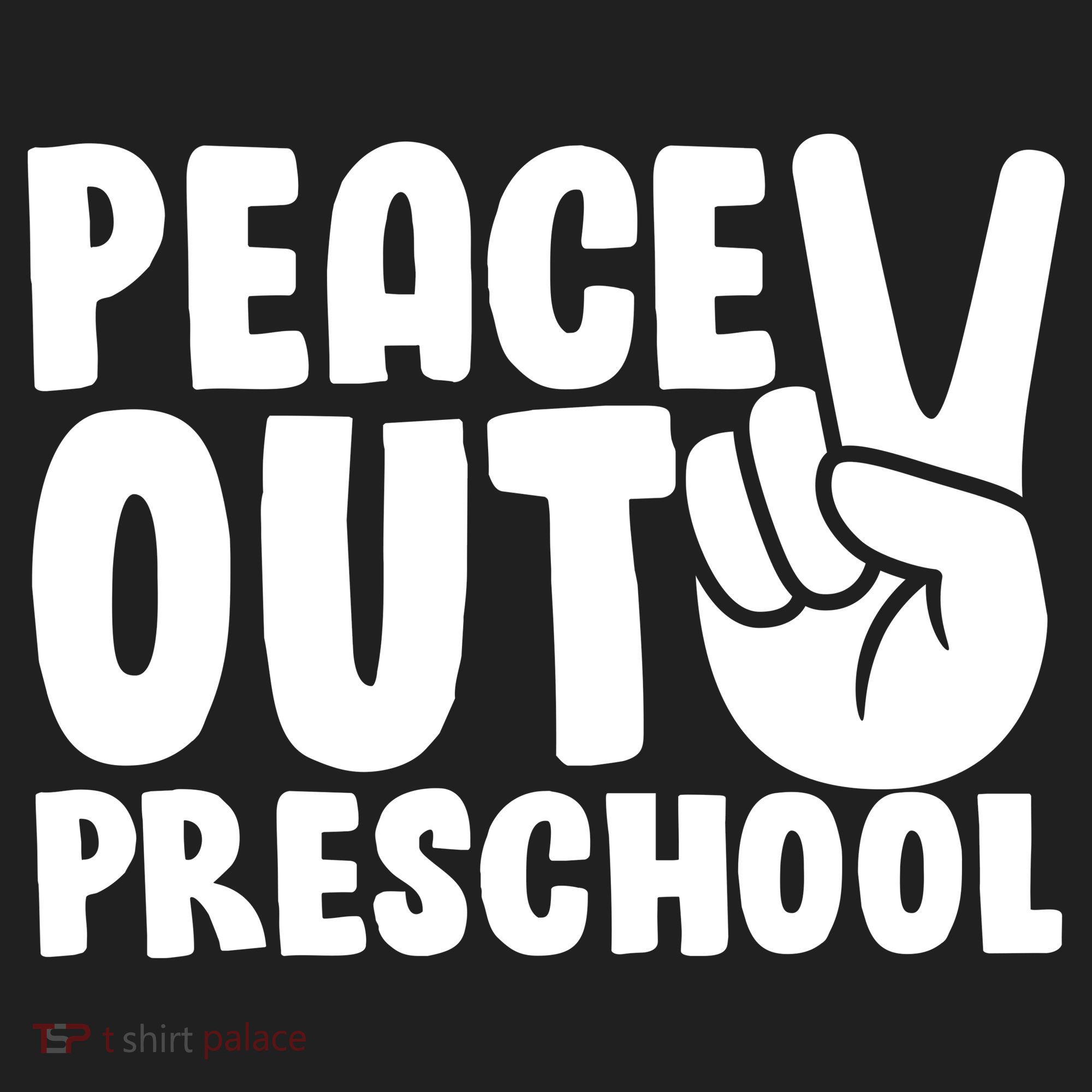 Peace Out Preschool Hat