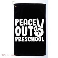 Peace Out Preschool Golf Towel thumb 0