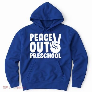 Peace Out Preschool Hoodie