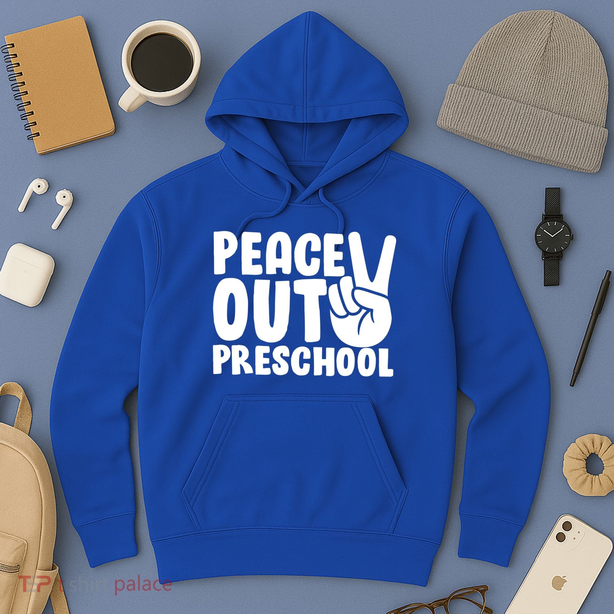 Peace Out Preschool Hoodie