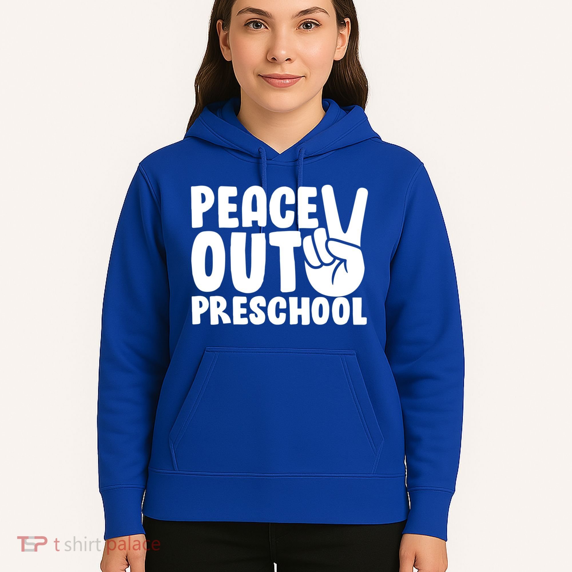 Peace Out Preschool Hoodie