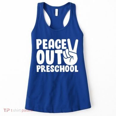 Peace Out Preschool Women's Tank Top