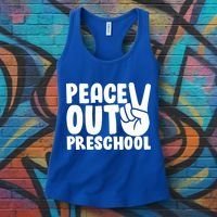 Peace Out Preschool Women's Tank Top thumb 3