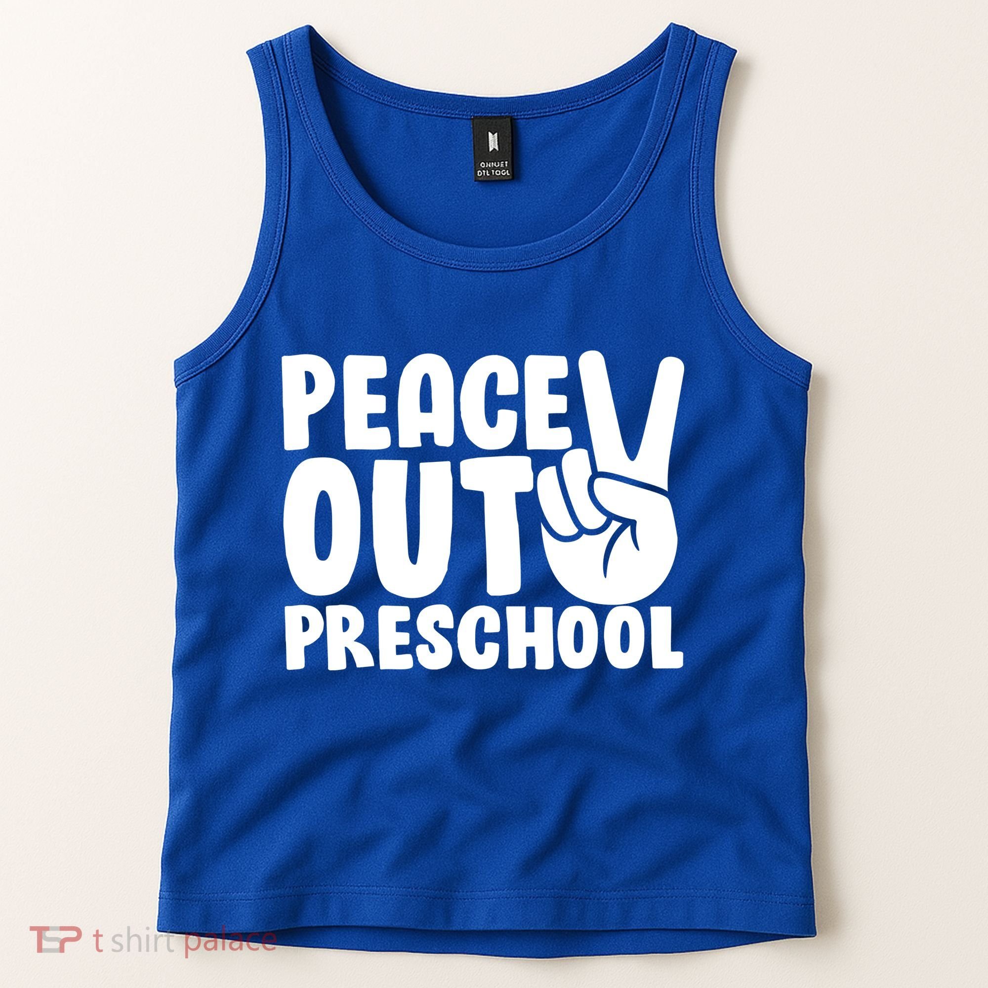 Peace Out Preschool Tank Top
