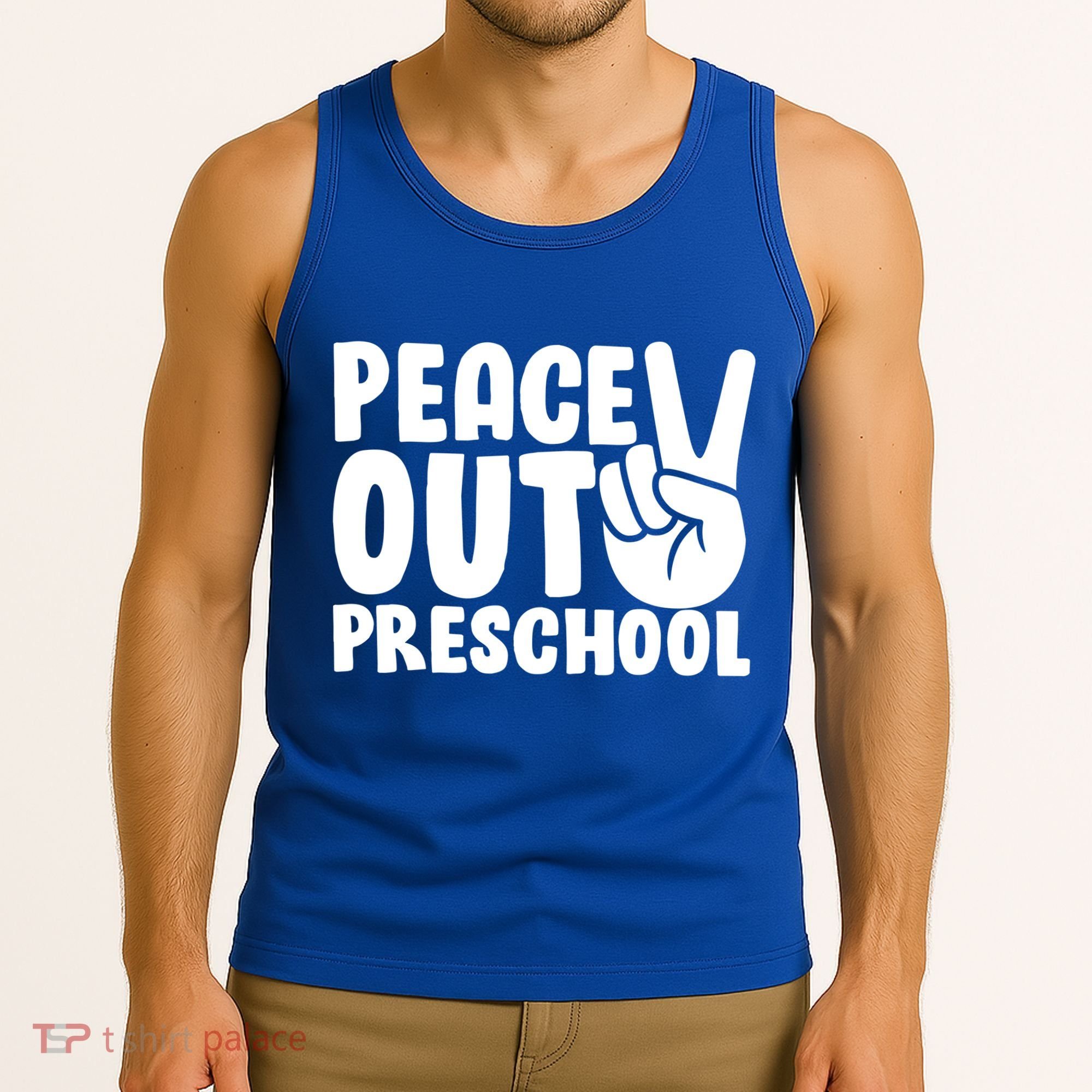 Peace Out Preschool Tank Top