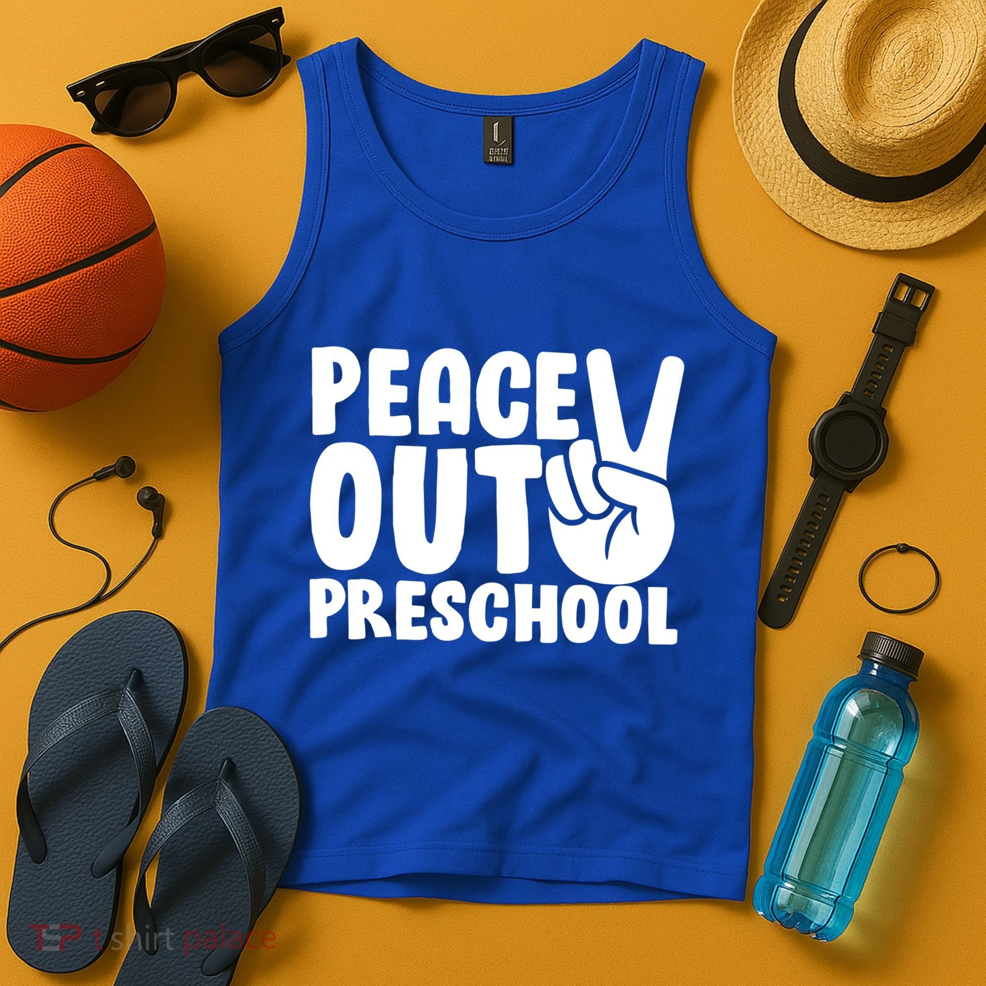 Peace Out Preschool Tank Top