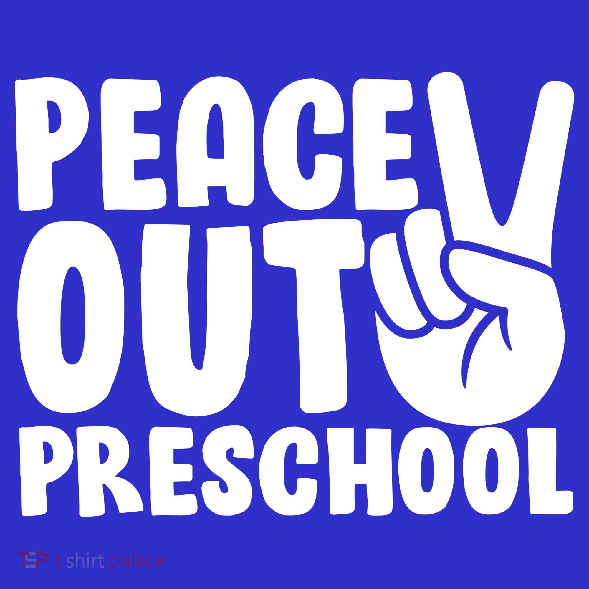 Peace Out Preschool Tank Top