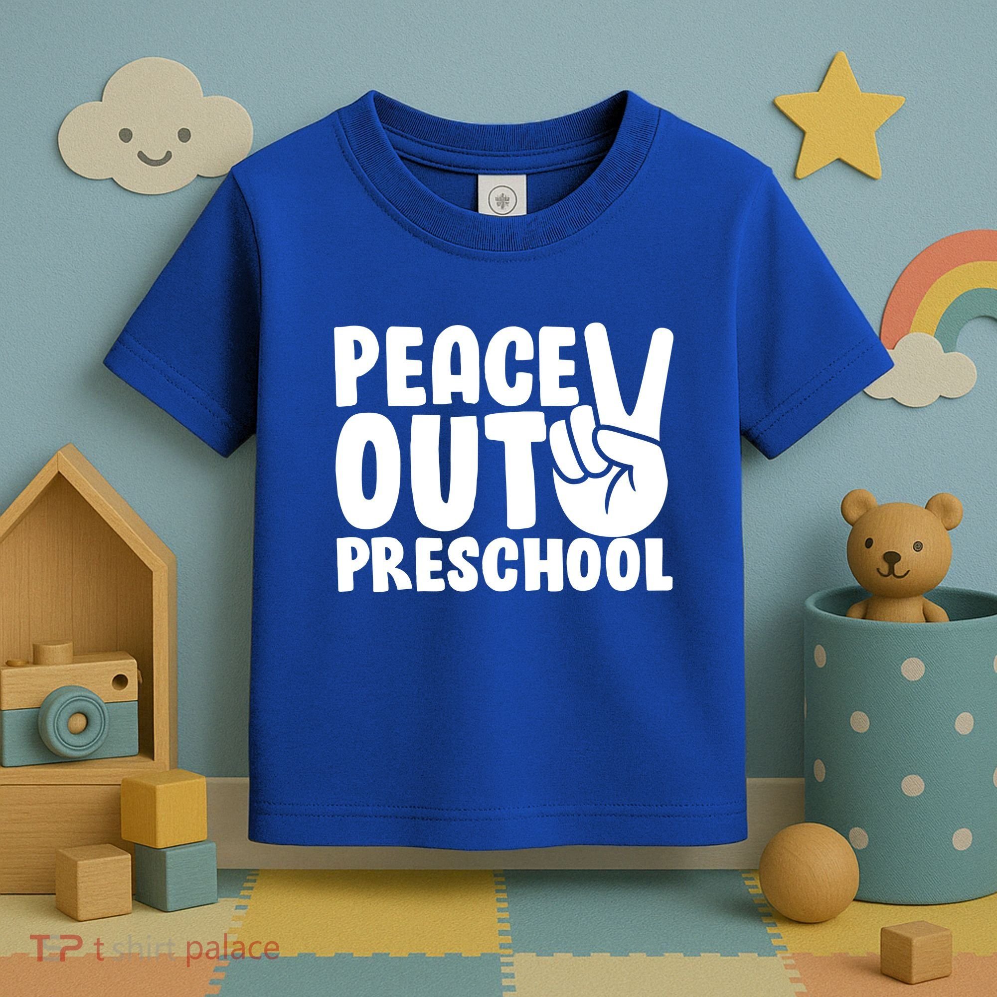 Peace Out Preschool Toddler T-Shirt