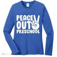 Peace Out Preschool Women's Long Sleeve Shirt thumb 0