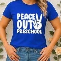 Peace Out Preschool Women's T-Shirt thumb 2