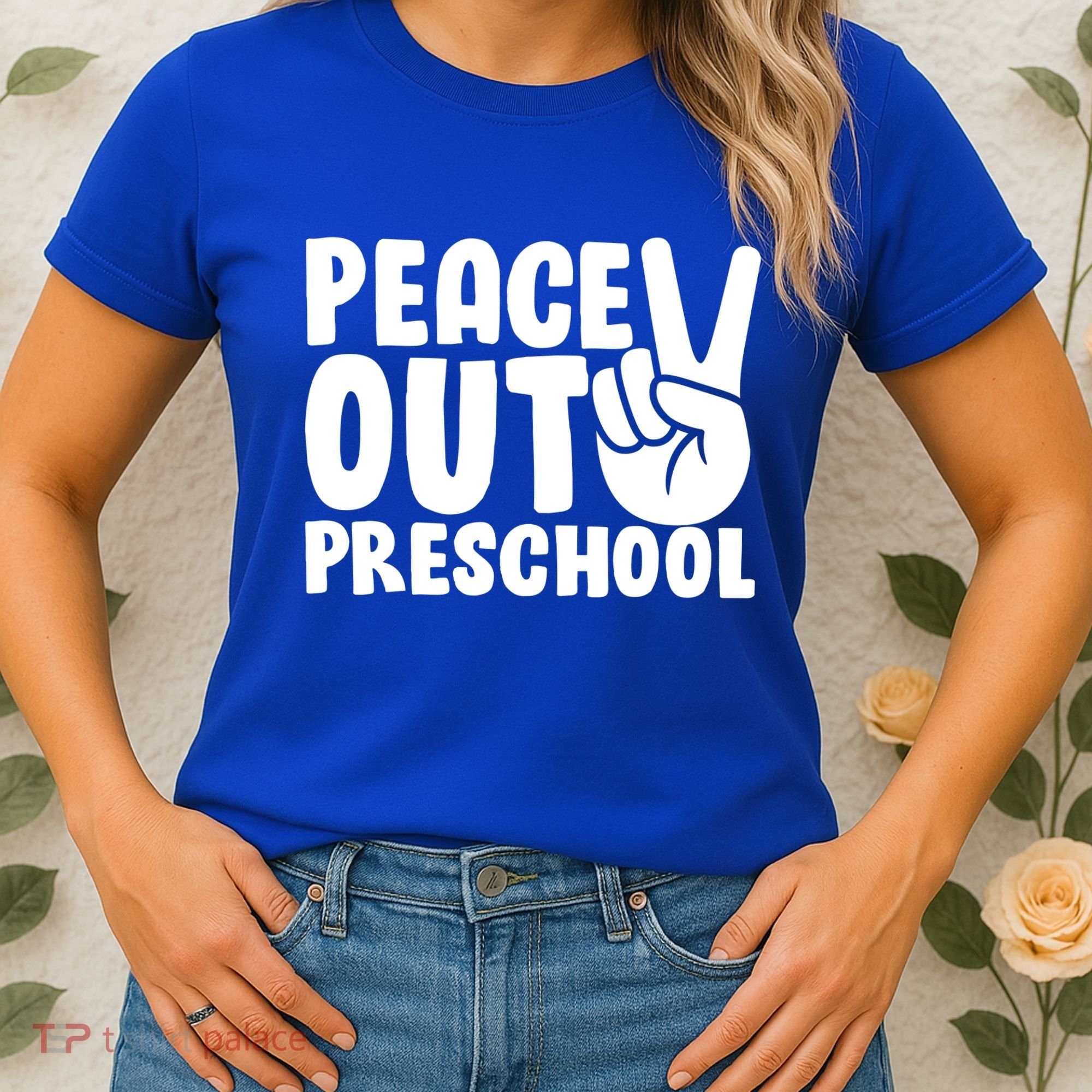 Peace Out Preschool Women's T-Shirt