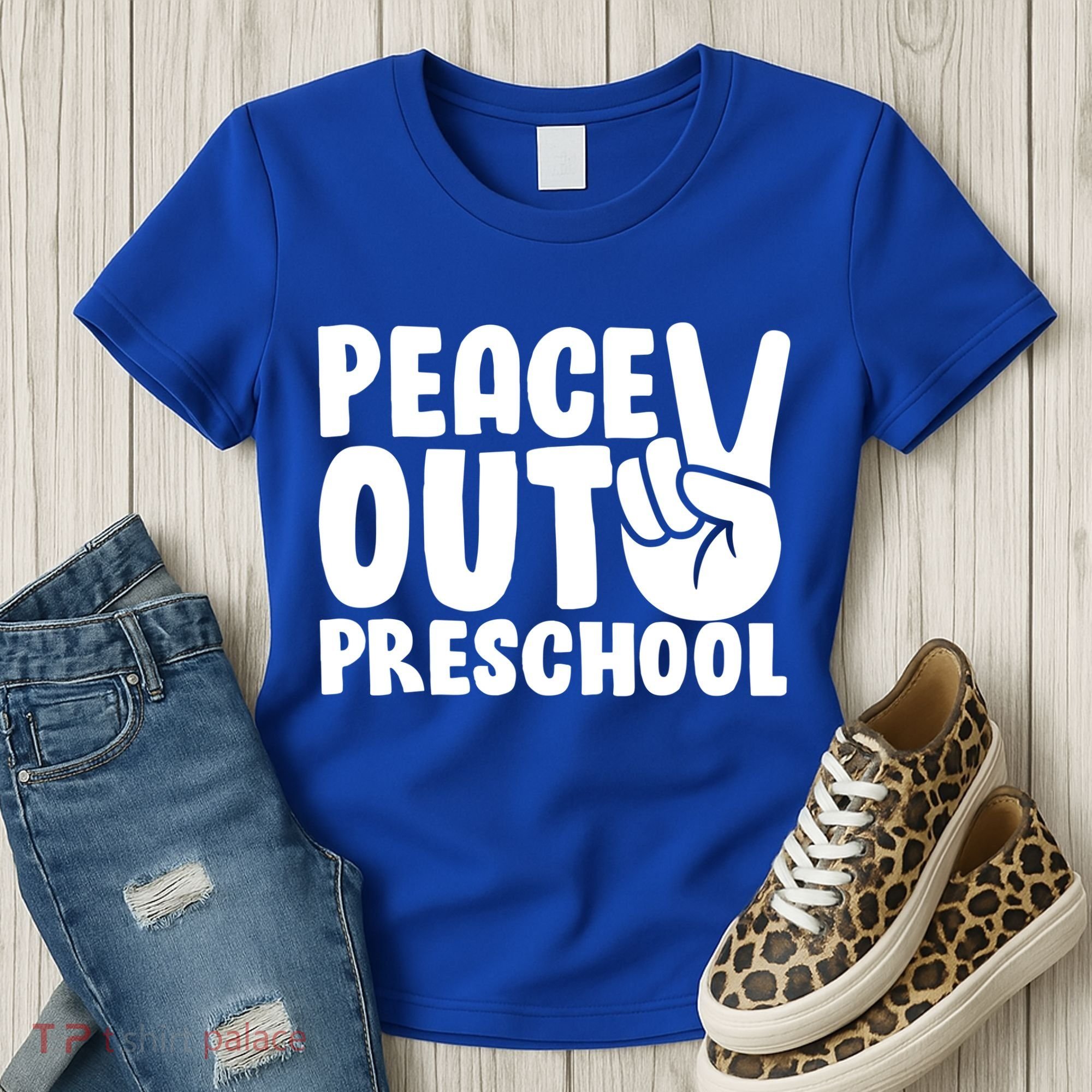 Peace Out Preschool Women's T-Shirt