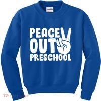 Peace Out Preschool Kids Sweatshirt thumb 0