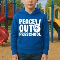 Peace Out Preschool Kids Hoodie thumb 2