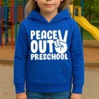 Peace Out Preschool Kids Hoodie thumb 3