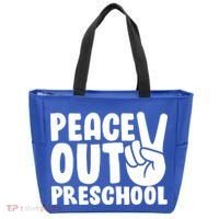Peace Out Preschool Tote Bag thumb 0