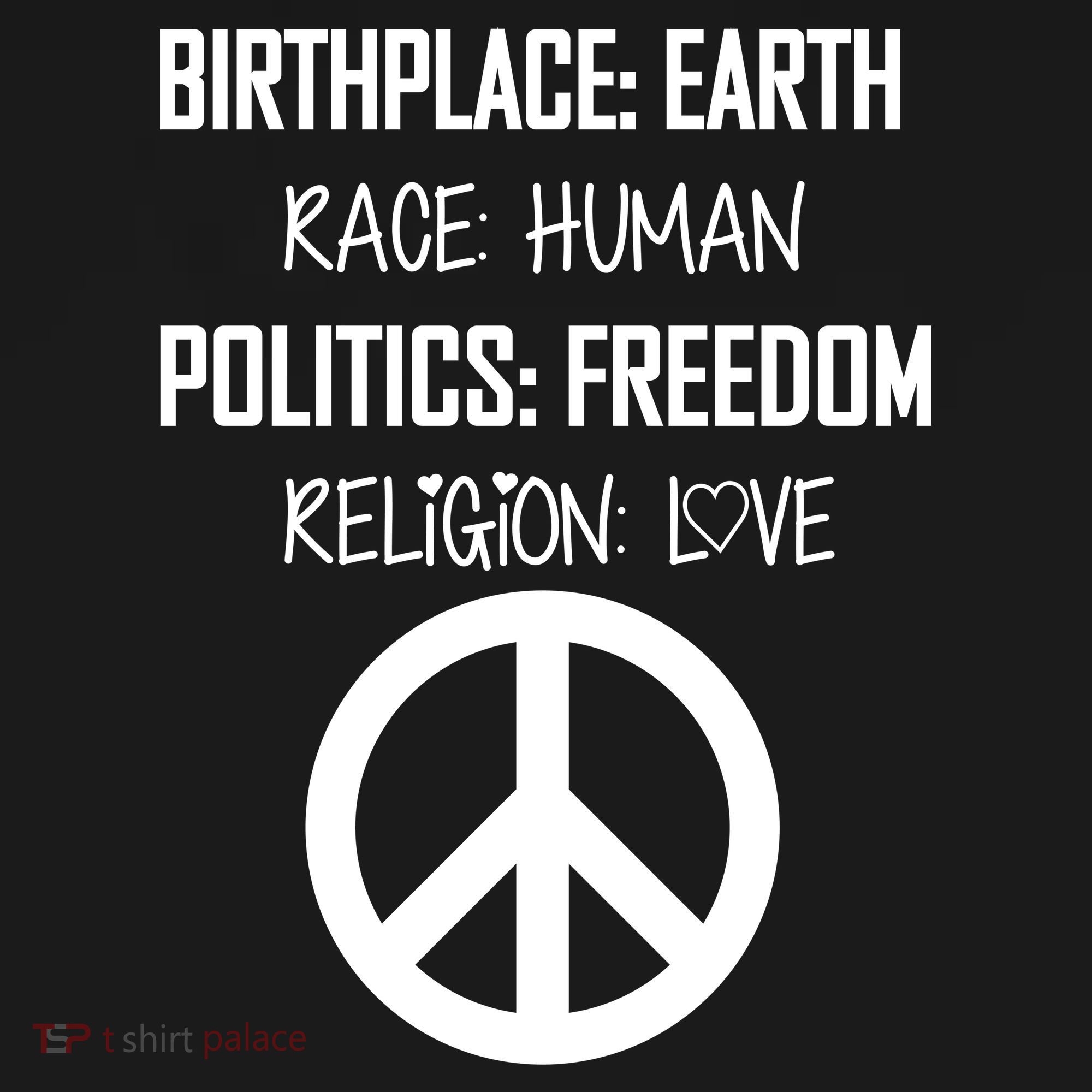 Peace Race Religion Politics Coaster