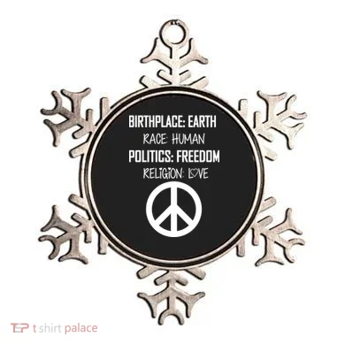 Peace Race Religion Politics Ornament