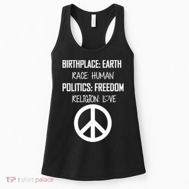 Peace Race Religion Politics Women's Tank Top