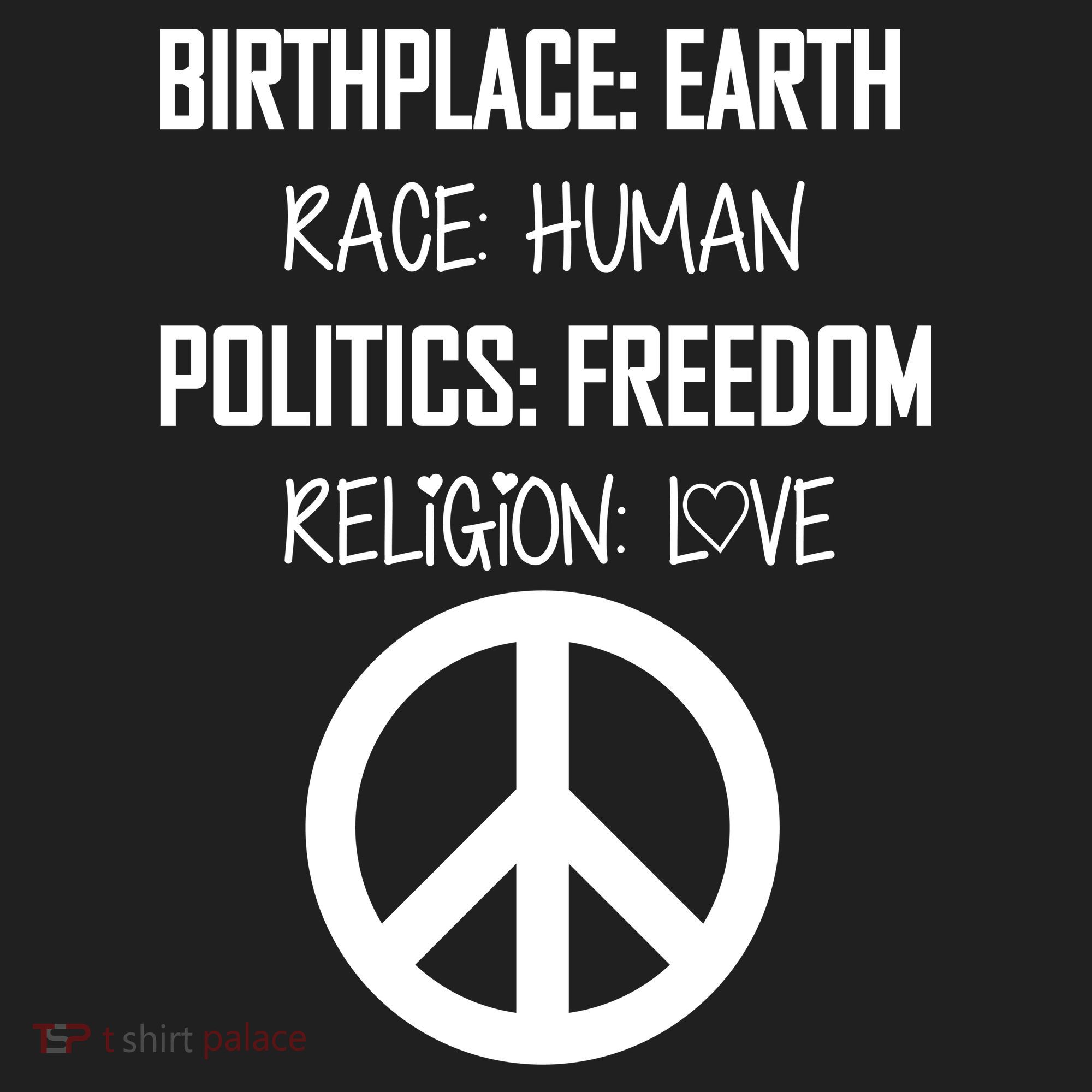Peace Race Religion Politics Hat