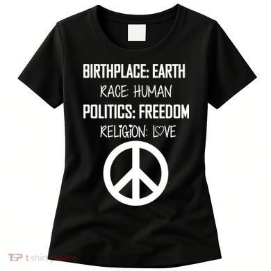 Peace Race Religion Politics Women's T-Shirt