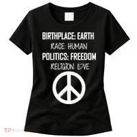 Peace Race Religion Politics Women's T-Shirt thumb 0