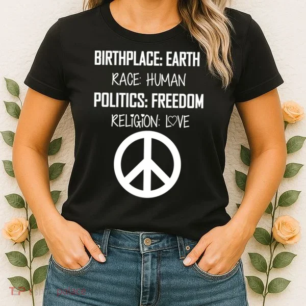Peace Race Religion Politics Women's T-Shirt
