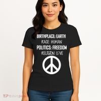Peace Race Religion Politics Women's T-Shirt thumb 4