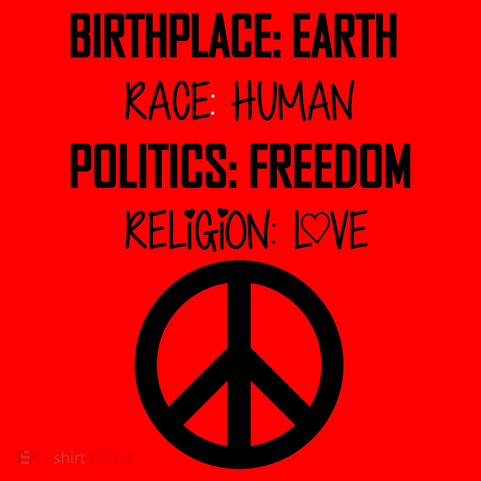 Peace Race Religion Politics Santa Hat