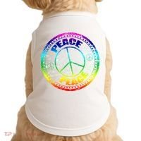 Peace Retro Tie Dyed Logo Doggie Tank thumb 0