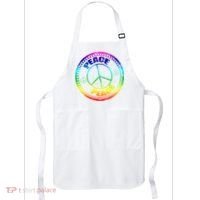 Peace Retro Tie Dyed Logo Apron thumb 0