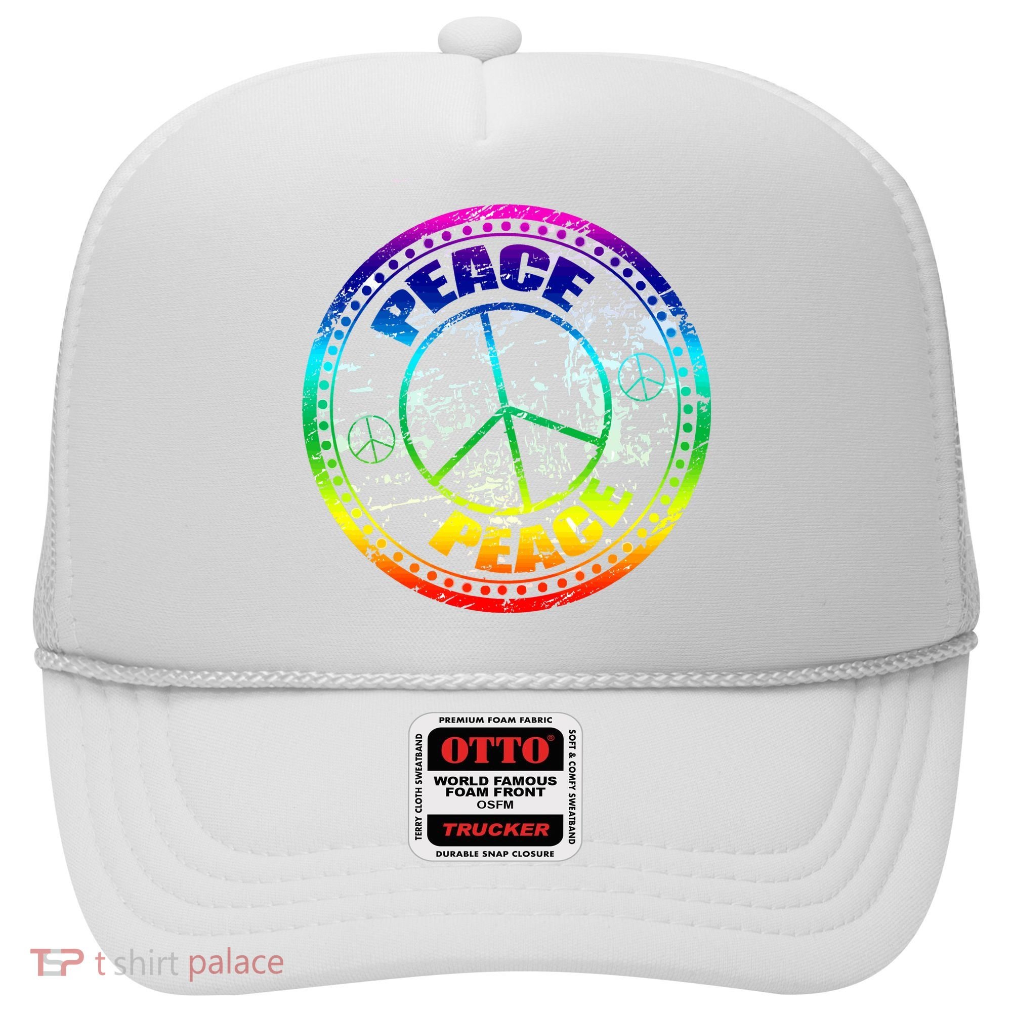 Peace Retro Tie Dyed Logo Hat