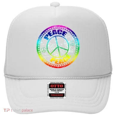 Peace Retro Tie Dyed Logo Hat
