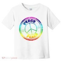 Peace Retro Tie Dyed Logo Toddler T-Shirt thumb 0