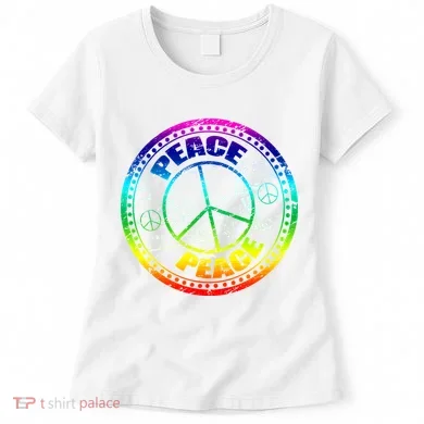 Peace Retro Tie Dyed Logo Women's T-Shirt