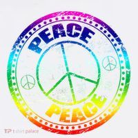 Peace Retro Tie Dyed Logo Kids T-Shirt thumb 4