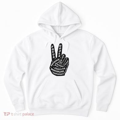 Peace Sign Inspirational Quote Hoodie